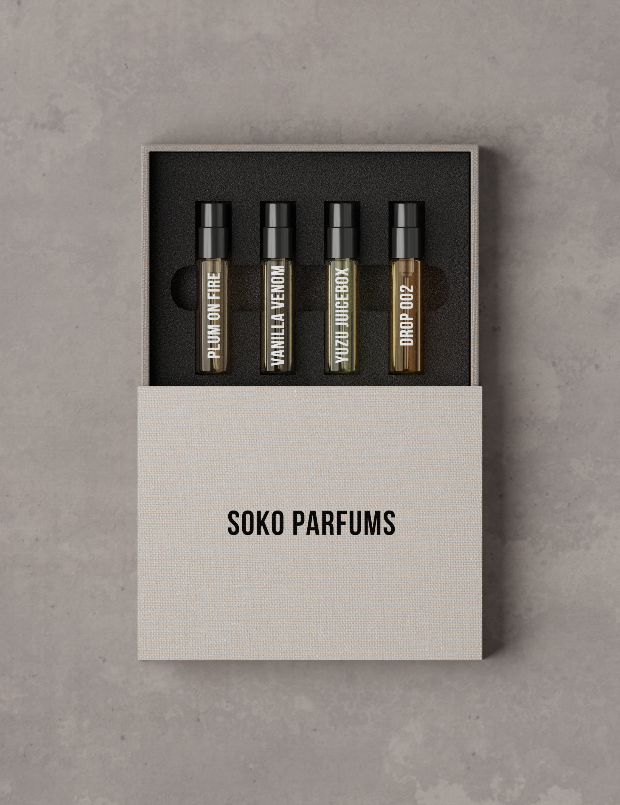 Drop 001 SOKO Matchbox – SOKO PARFUMS